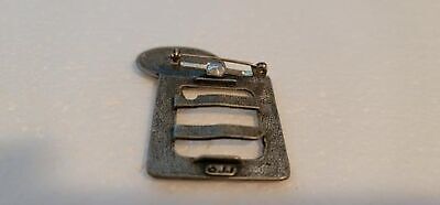 Grey Vintage I Love Grandma Picture Frame Brooch