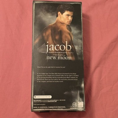 Twilight Saga New Moon Jacob Black ~ Barbie Pink Label Collector Doll