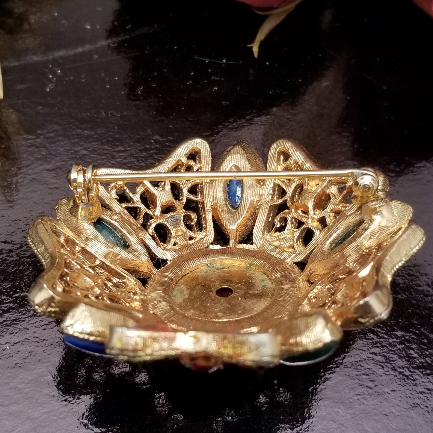 Large Vintage Dome Brooch