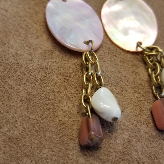 Pink Shell Earrings