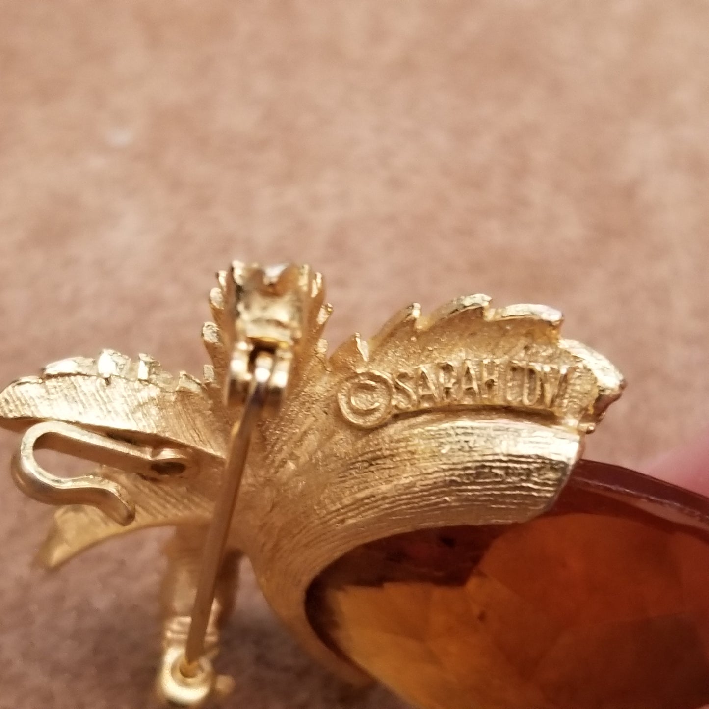 Vintage Sarah Coventry Pineapple Brooch