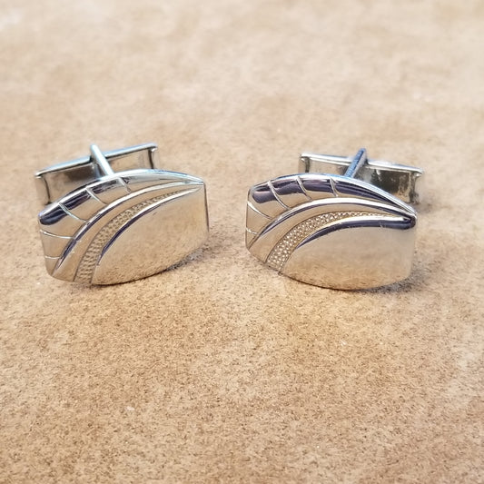 Silver Tone Cufflinks