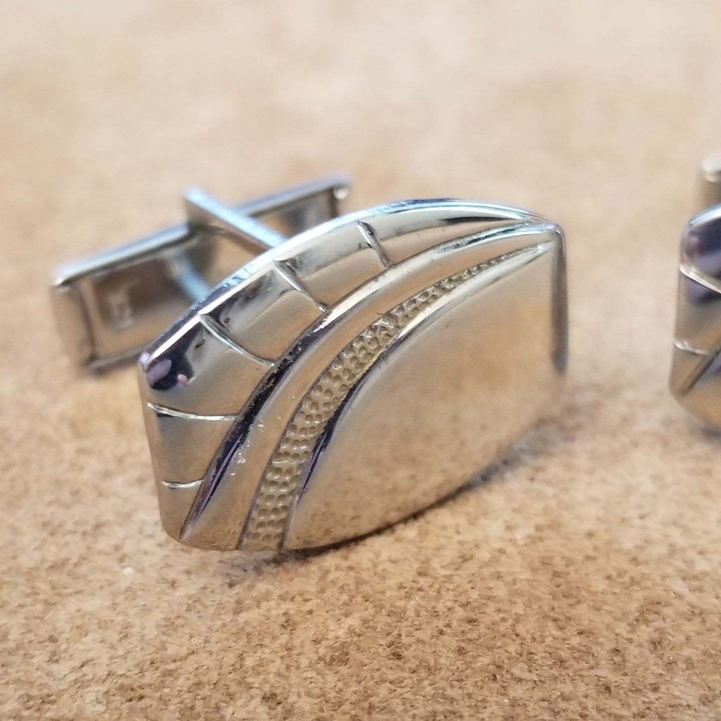 Silver Tone Cufflinks