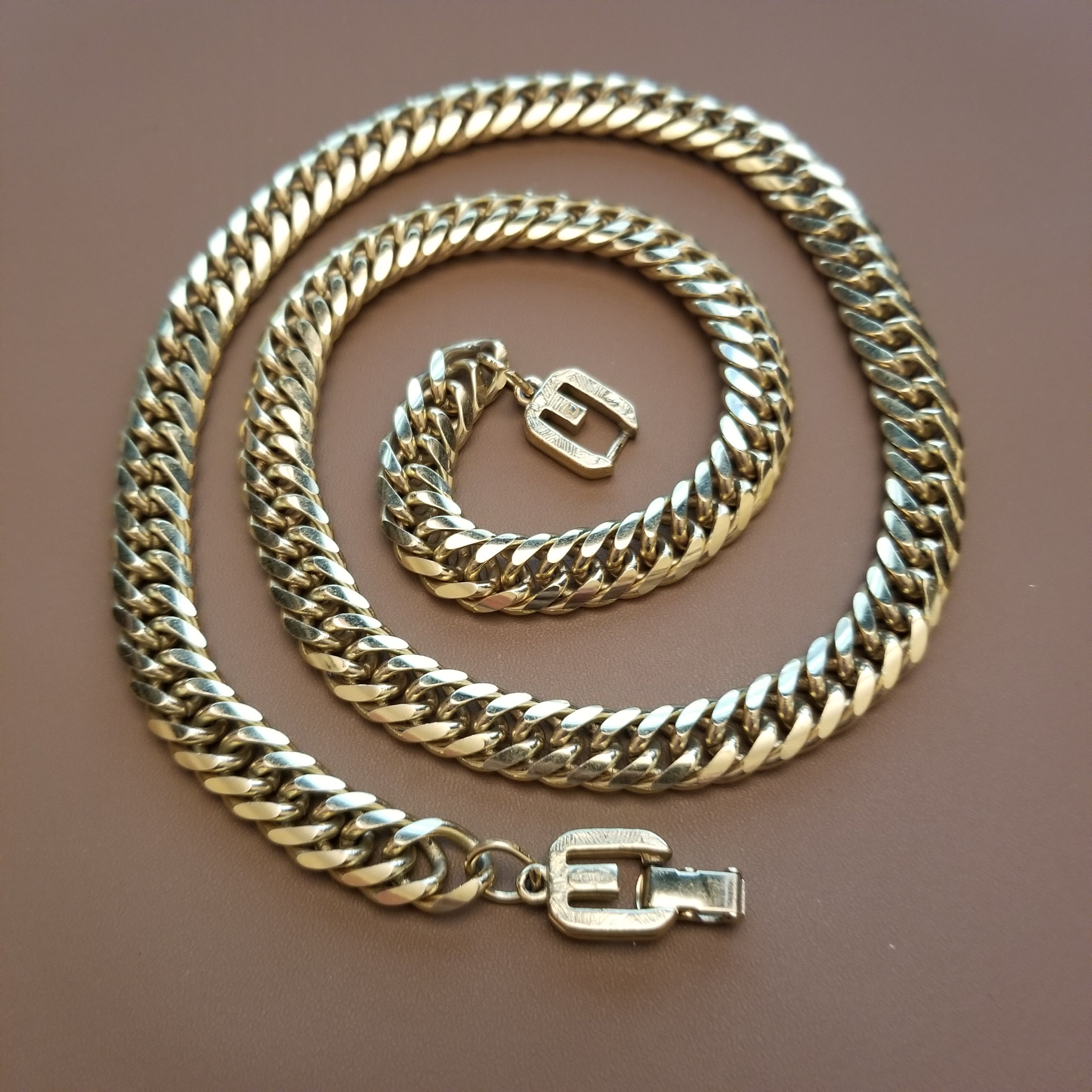Gold Tone Givenchy Necklace
