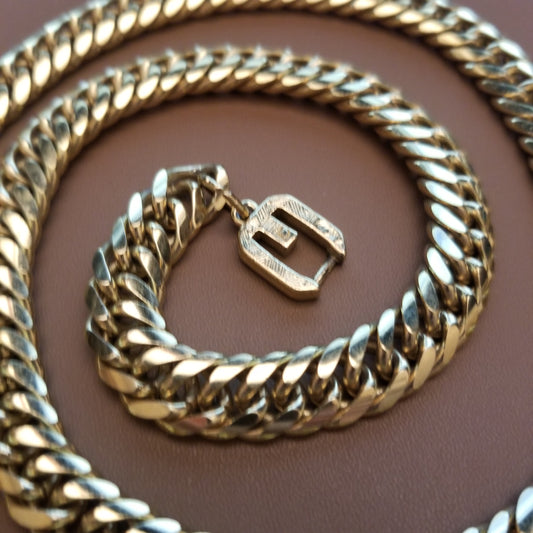 Gold Tone Givenchy Necklace
