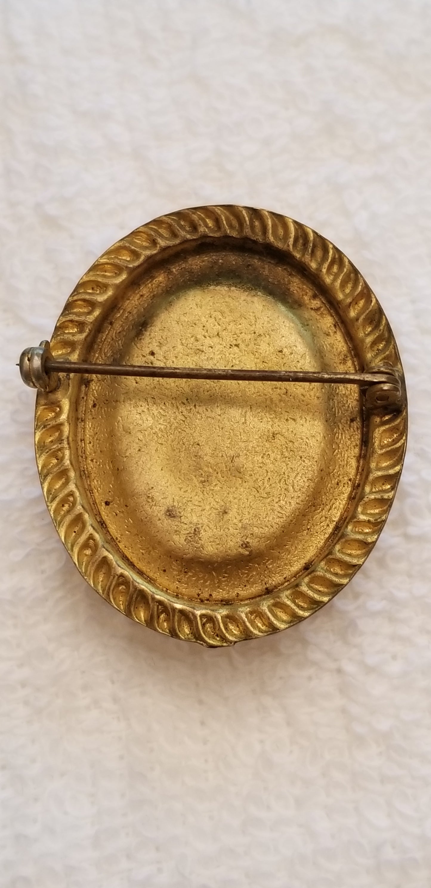 Vintage Ceramic Limoge Brooch