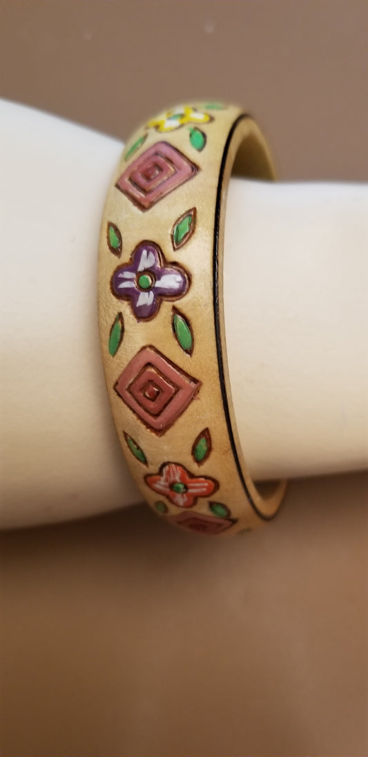 Wood Bangle Bracelet