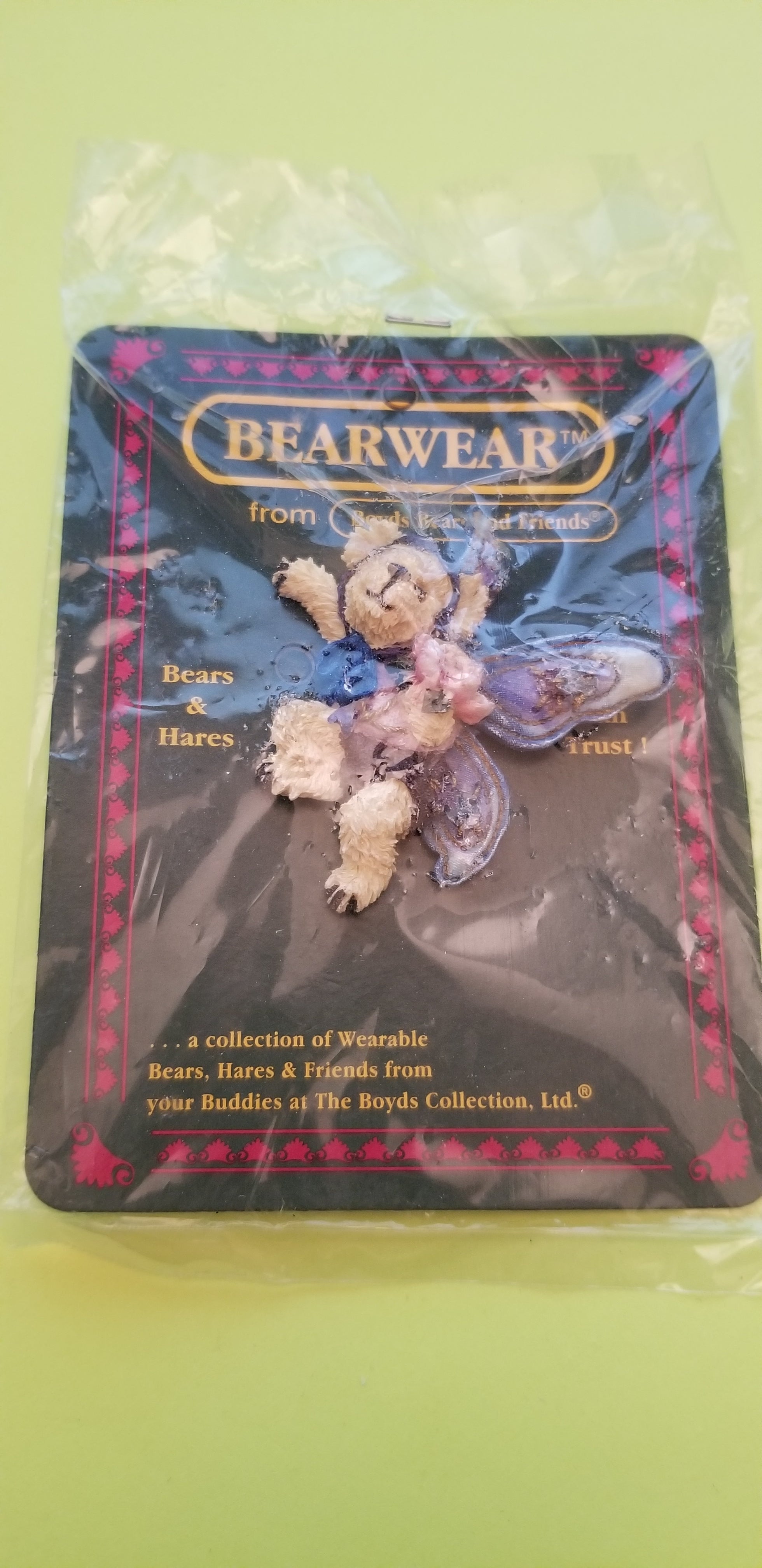 Vintage Bearwear Fairy Brooch