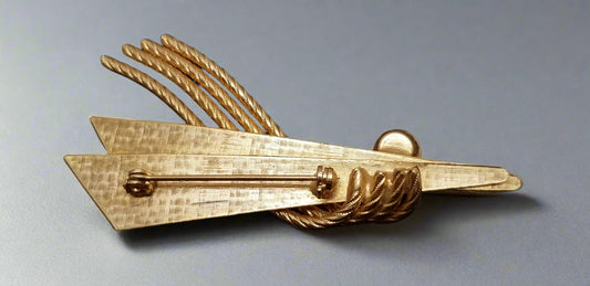 Vintage Gold Tone Brooch