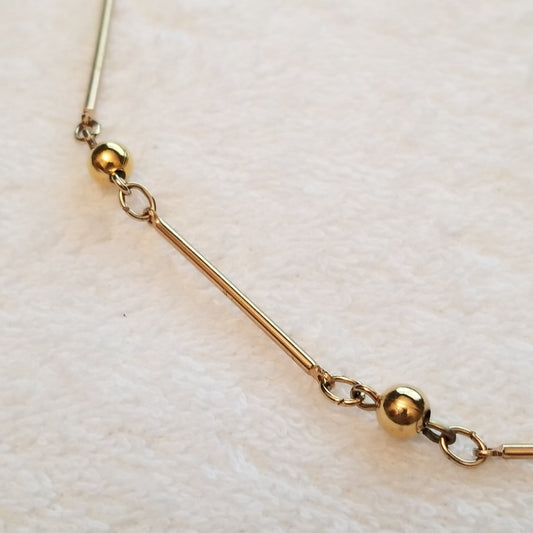 Vintage Gold Tone Napier Necklace