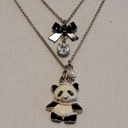 Betsy Johnson Panda Necklace