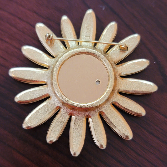 Vintage Avon Daisy Perfume Brooch
