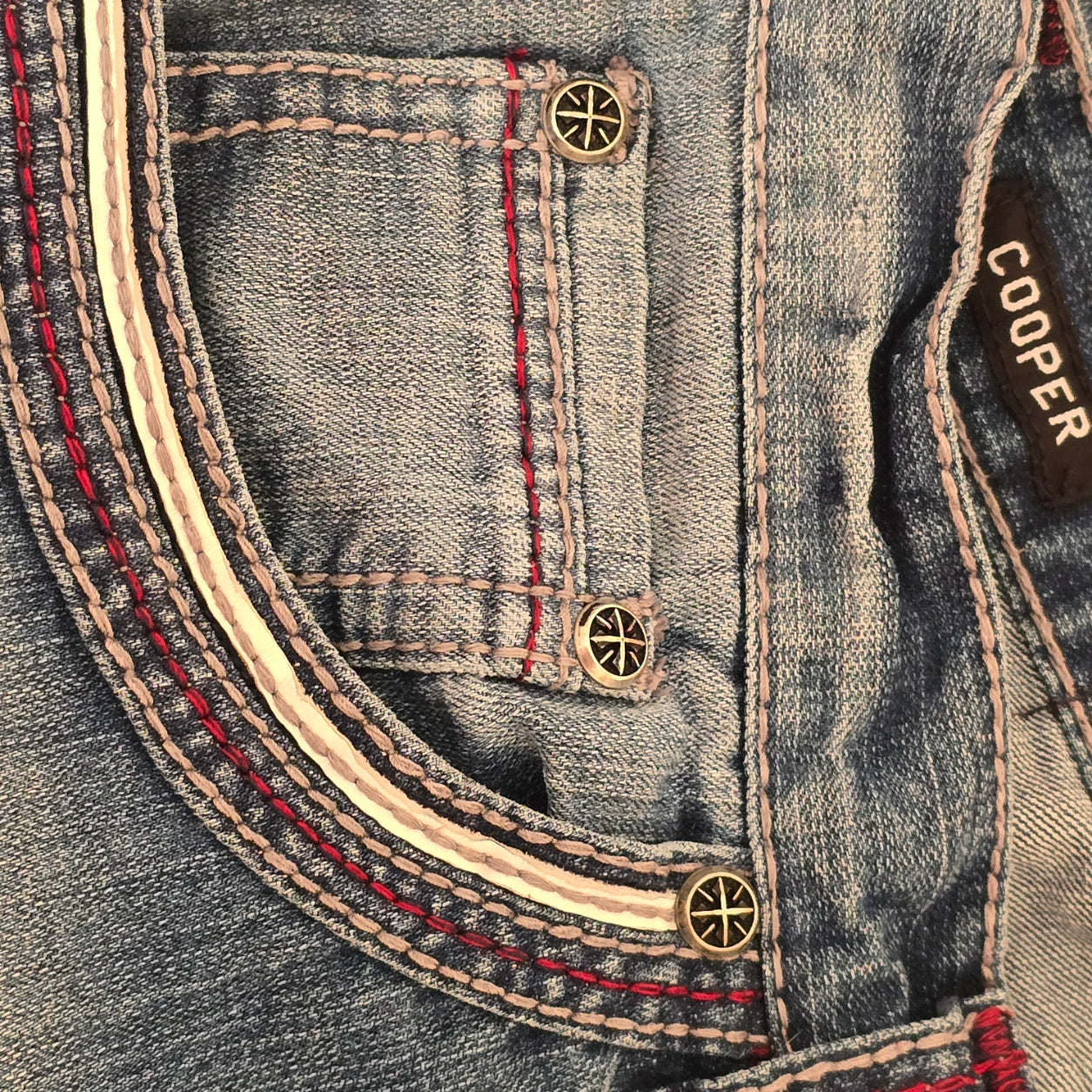 Affliction Men's Dark Blue Bootcut Jeans