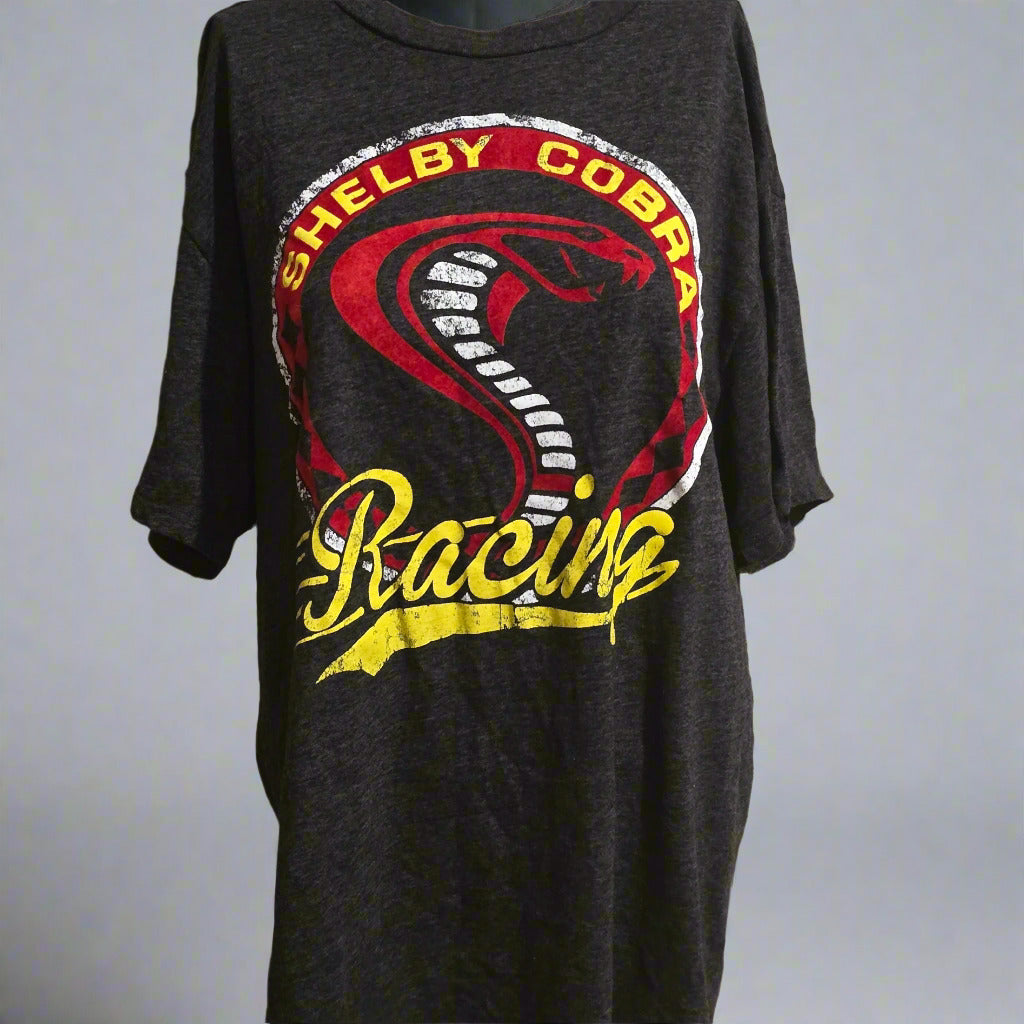 Men’s Shelby Cobra Racing Graphic T-Shirt – Black