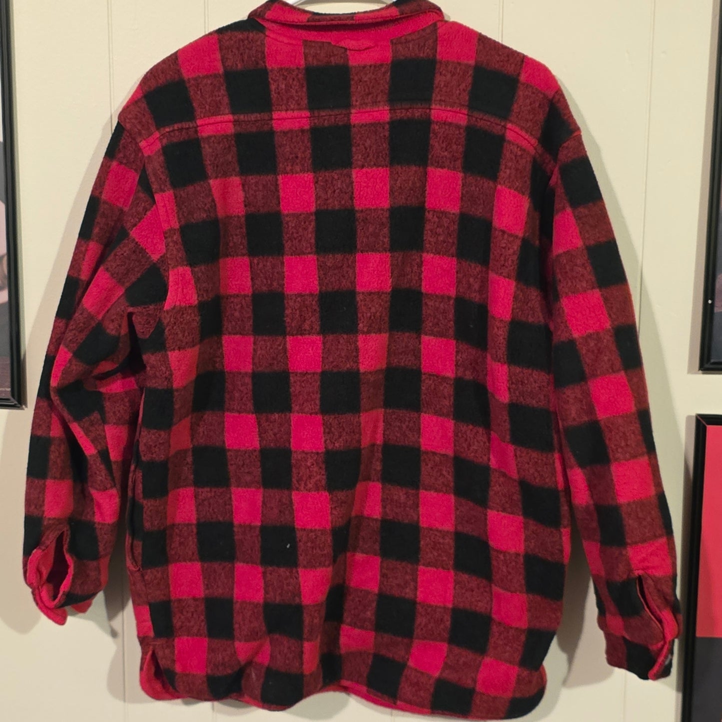 Vintage Marlboro Unlimited Red Fleece Pullover – Quarter Zip Reversible
