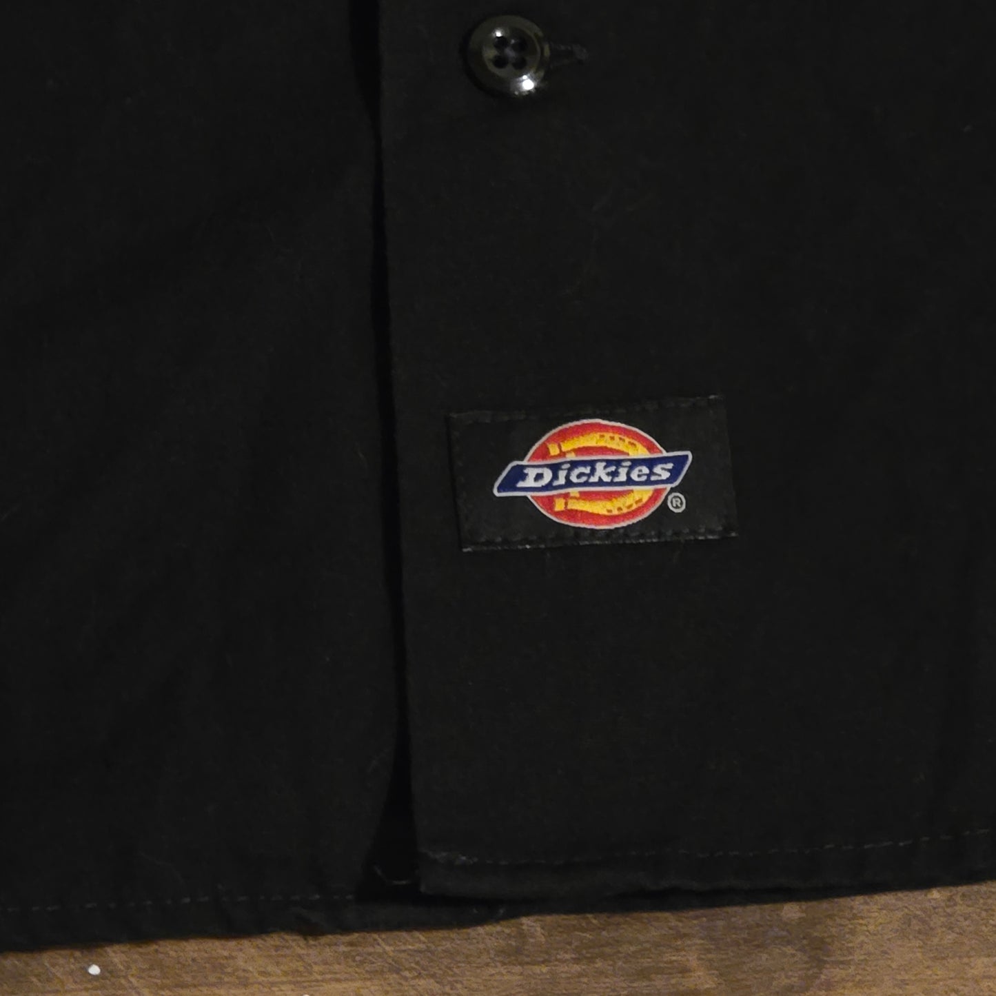 Dickies Two-Tone Short Sleeve Work Shirt – Black & Khaki