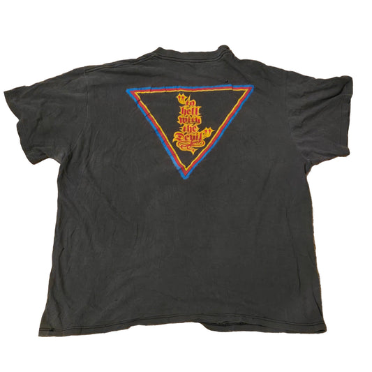 Vintage 1987 Stryper “To Hell With The Devil” T-Shirt Black Spring Ford XL USA