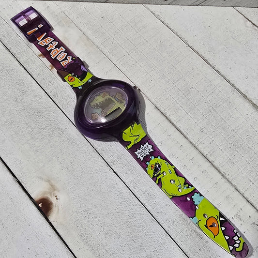 Vintage 1998 The Rugrats Movie Reptar Digital Watch Nickelodeon 90s Kids