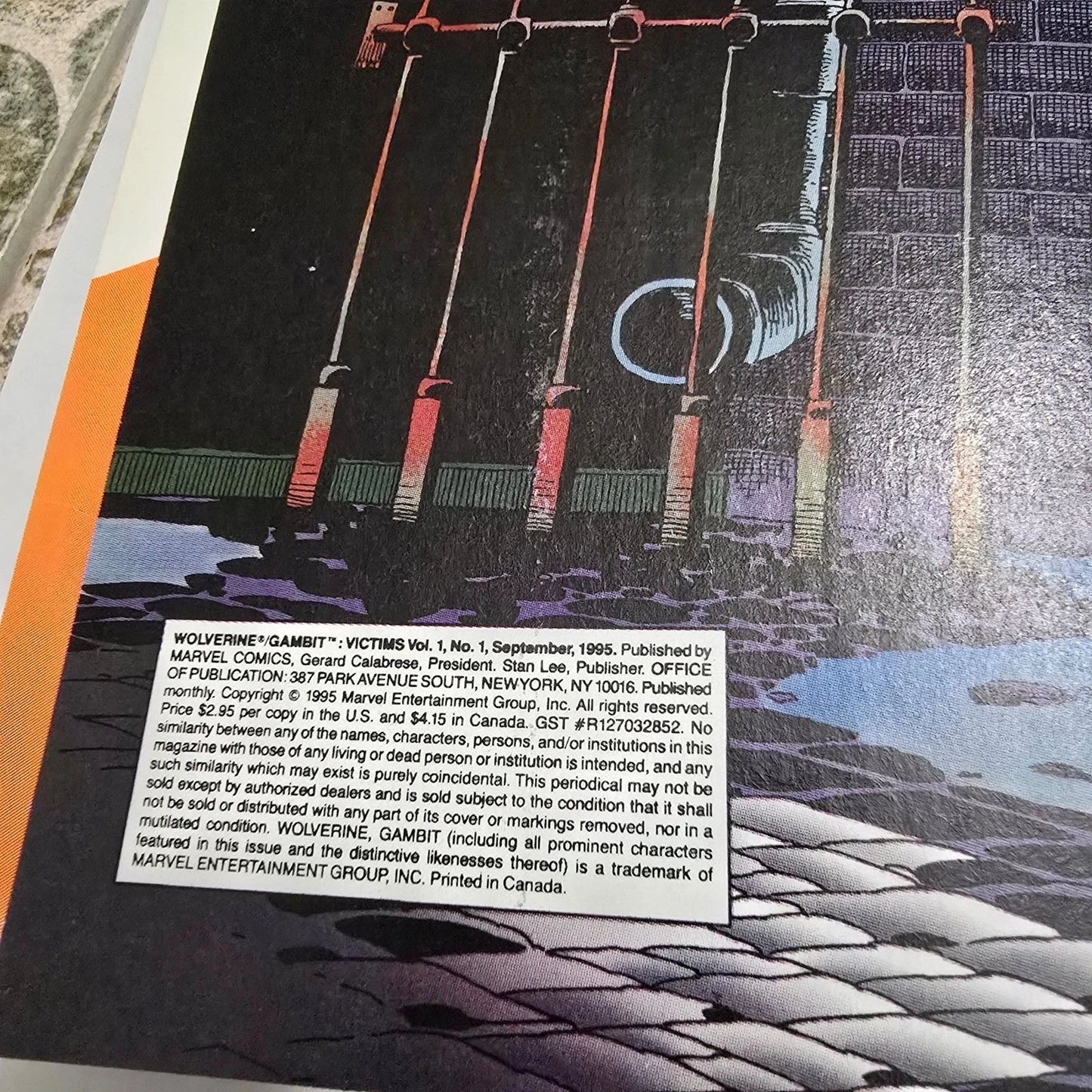 Wolverine Gambit Victims #1 Marvel 1995 X-Men Comic