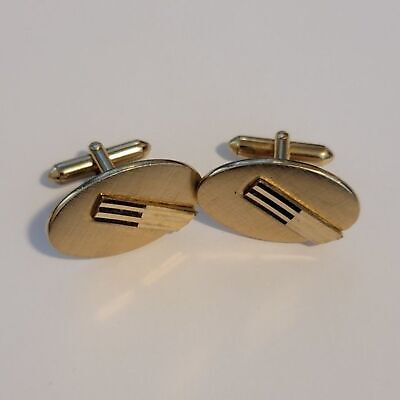 Swank Gold Tone Cufflinks
