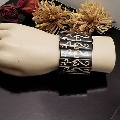 Coconut Shell Stretch Bracelet