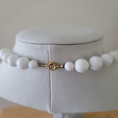 White Bead Necklace