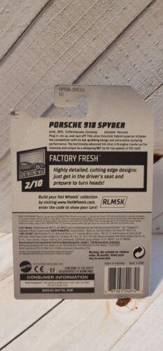 hot wheels Porsche 918 Spyder