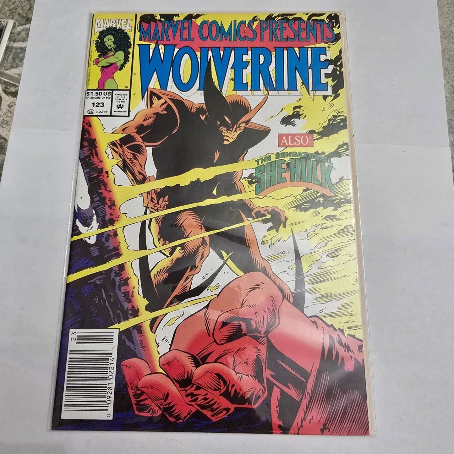 Marvel Comics Presents #123 Wolverine She-Hulk Marvel Comic