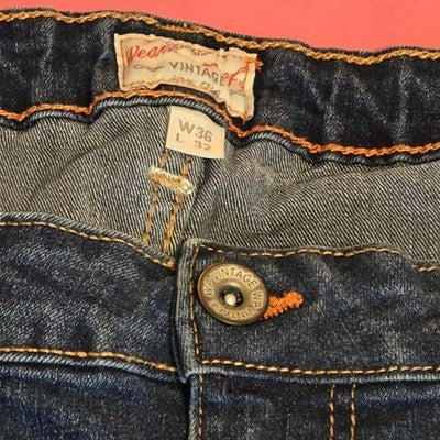 Weatherproof Men's Dark Blue Vintage Straight Jeans