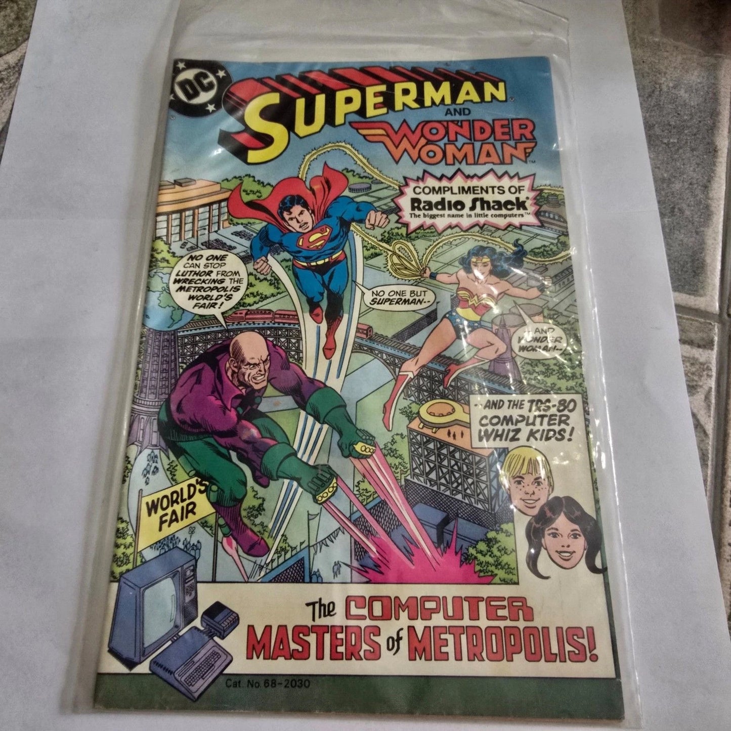 Superman & Wonder Woman Radio Shack TRS-80 Promo Comic