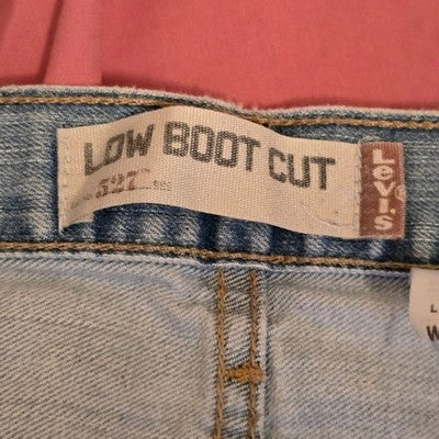 527 Levi's Men's Classic Gray Straight Jeans Low Boot Cut