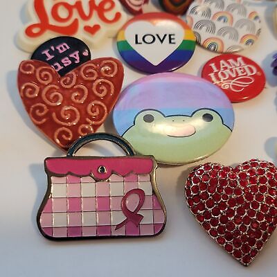 Lot of 13 Various Pins