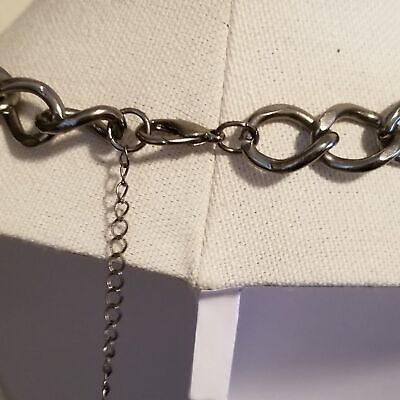 Heavy Chain Rhinestone Necklace