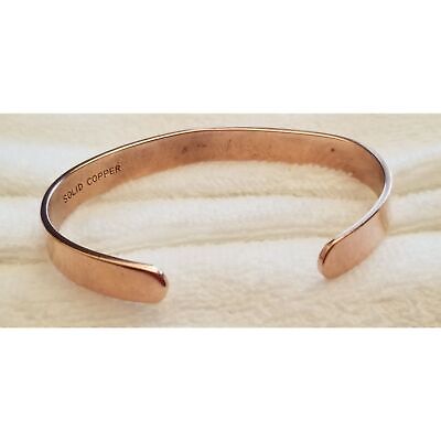 Solid Copper Magnet Cuff Bracelet