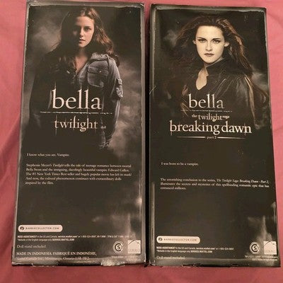 Twilight Barbie Dolls 2 Bella & Bella Pink Label - NIB X8250 R4162