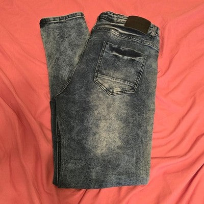 Dark Wash Skinny Jeans for Men