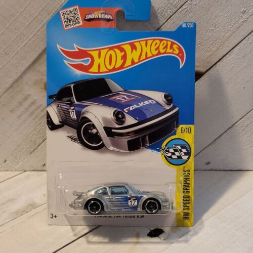 Hot Wheels Porsche 934 Turbo RSR Silver Speed Graphics FALKEN New Protecto Pak