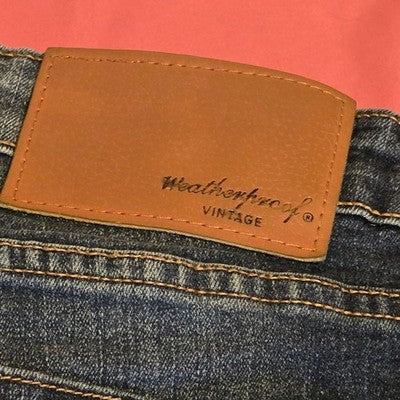 Weatherproof Men's Dark Blue Vintage Straight Jeans