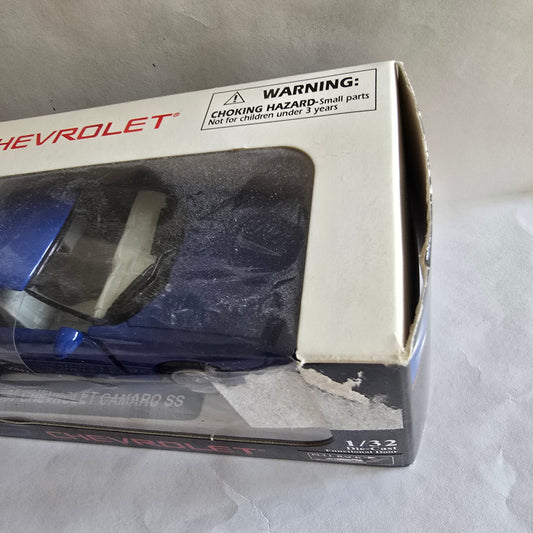 1997 Chevrolet Camaro SS 1:32 Die-Cast Pullback Model Blue NewRay Boxed