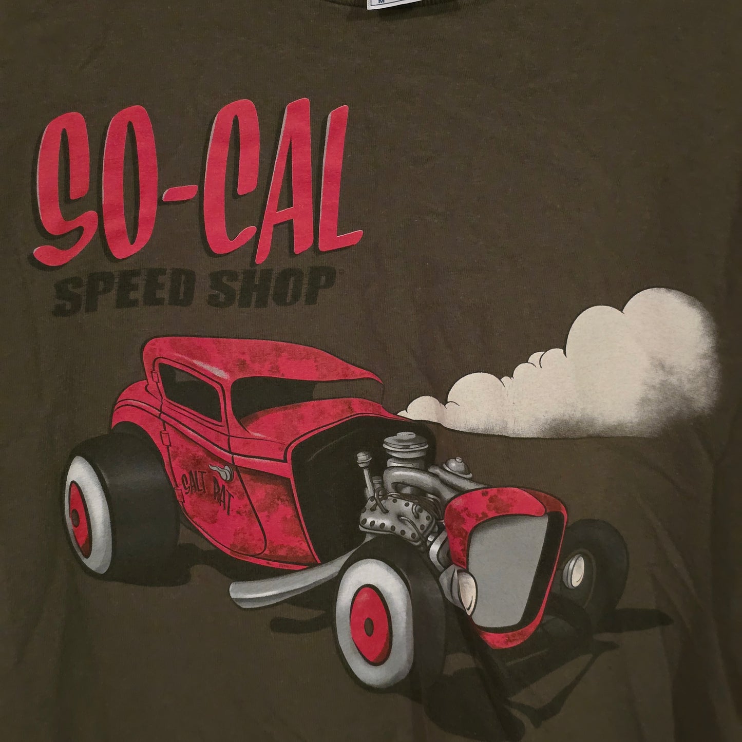 So-Cal Speed Shop Hot Rod Graphic T-Shirt – Olive Green