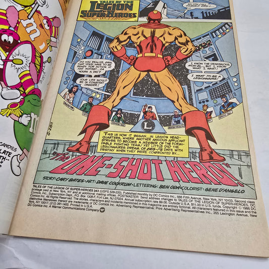 Tales of the Legion of Super-Heroes #343 (1987) Wildfire – Newsstand