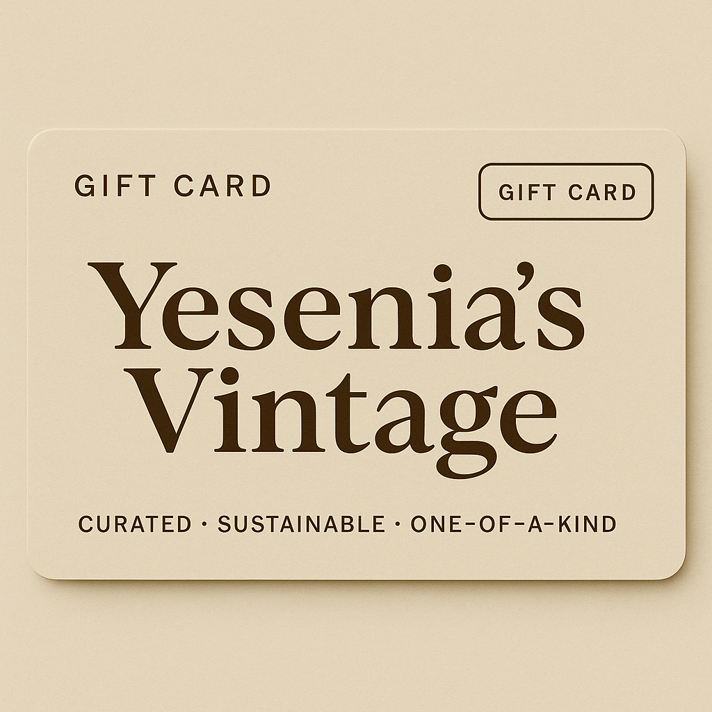 Vintage Gift Card – Yesenia’s Vintage Digital Certificate