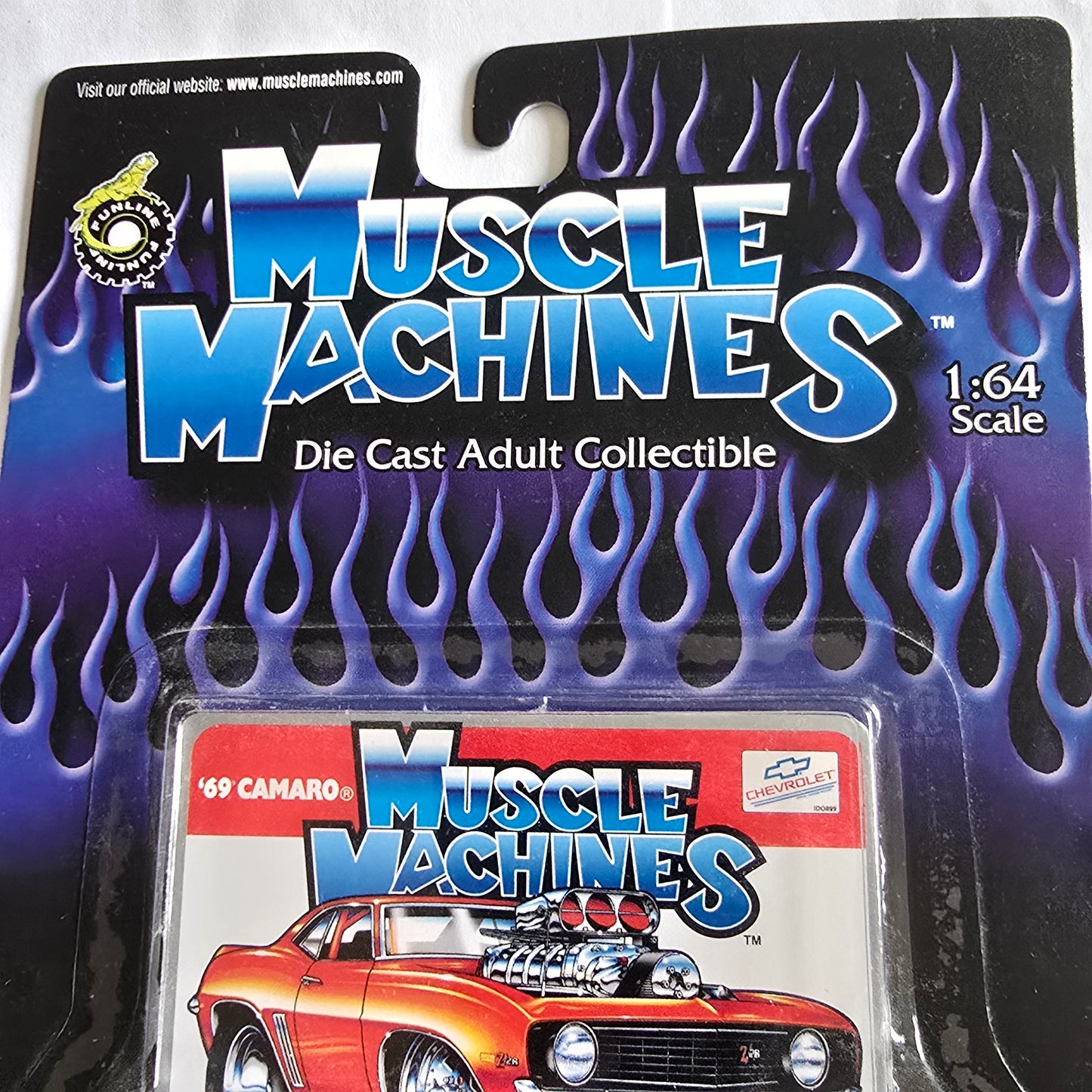 Muscle Machines ’69 Camaro Orange 1:64 Die-Cast Adult Collectible Sealed
