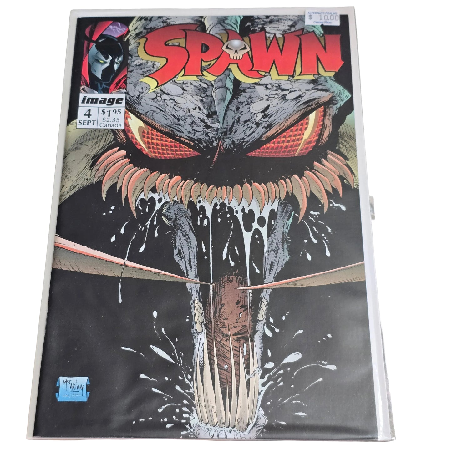 Spawn #4 (1993) β Todd McFarlane Cover | Image Comics | Direct Edition | NM