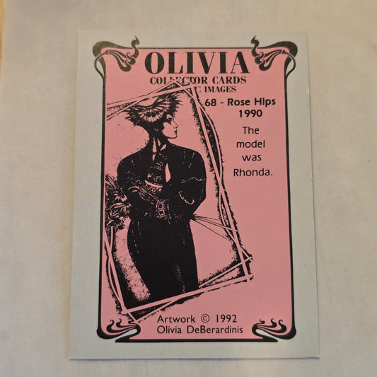 Olivia De Berardinis Rose Hips #68 Collector Card (1990/1992)