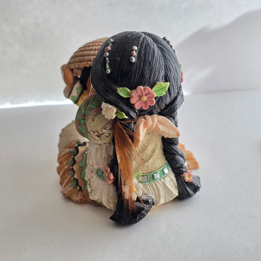 1997 Friends of the Feather “She Who Plays Well With Others” Figurine – Enesco, Karen Hahn