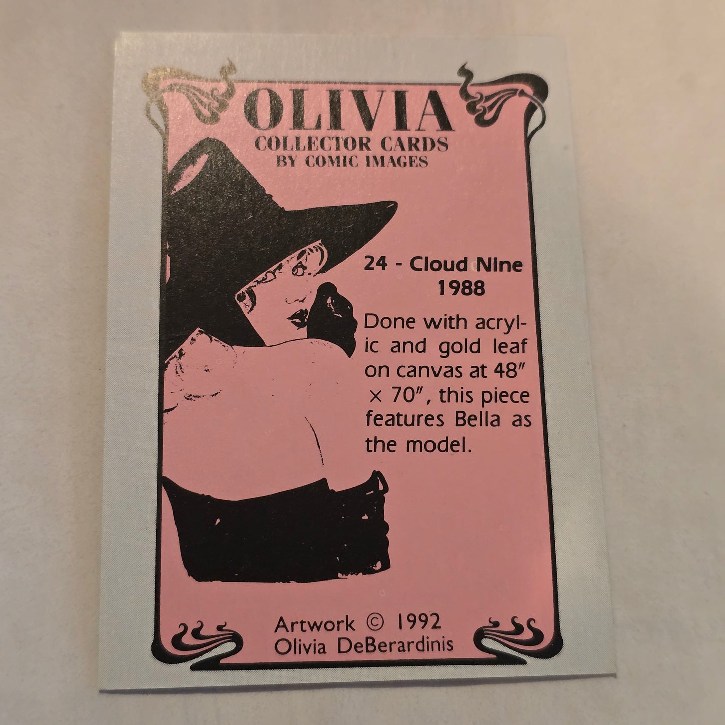 Olivia “Cloud Nine” Vintage Trading Card (1988) – Comic Images