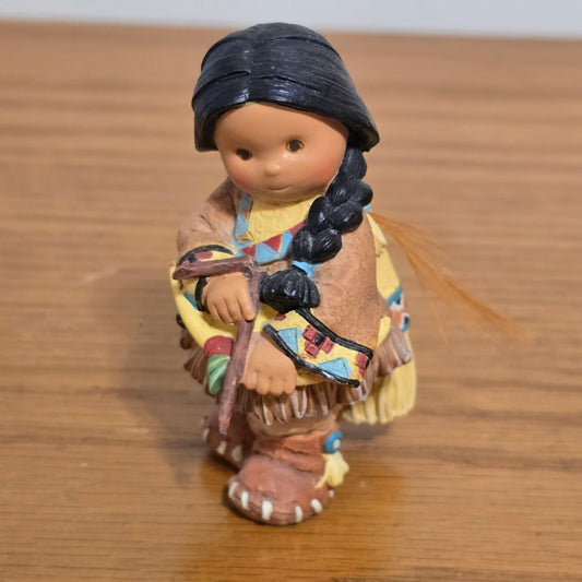 1997 Enesco Friends of the Feather “Lucky Little Seven” Figurine