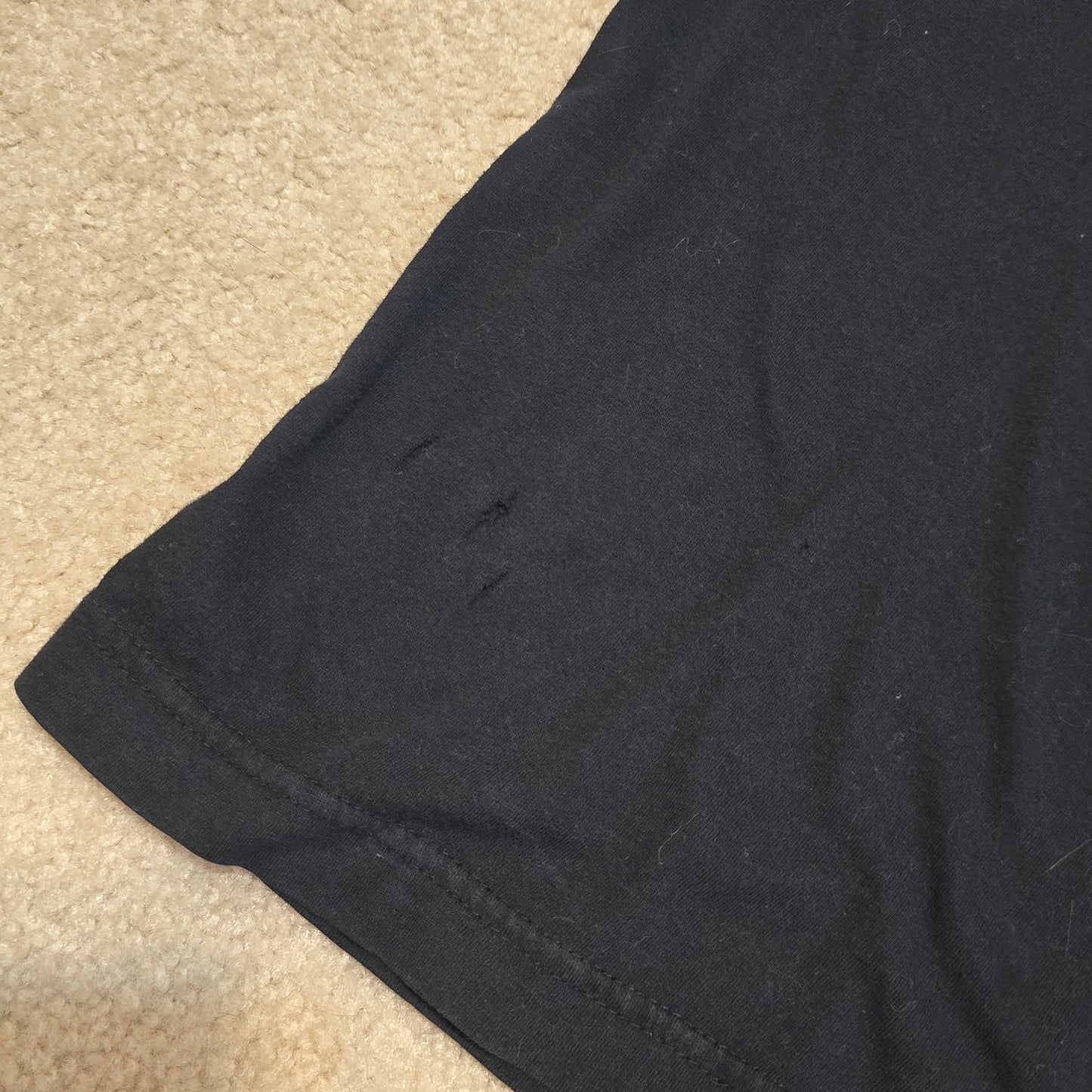 Xtreme Couture Double Skull Wing Graphic T-Shirt Black Size L Made in USA