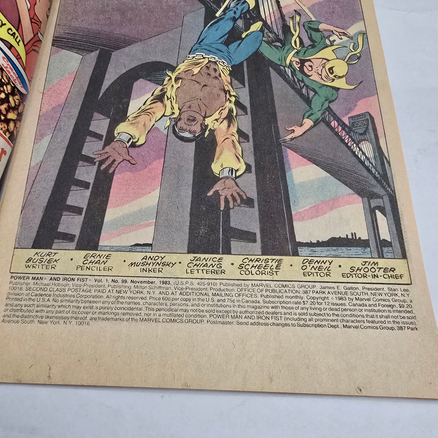 Power Man and Iron Fist #99 (1983) Marvel – Luke Cage & Iron Fist